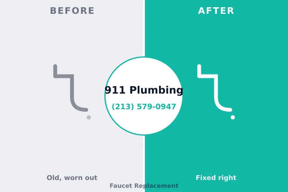 Before and after: plumbing repair Lake Shore, MD